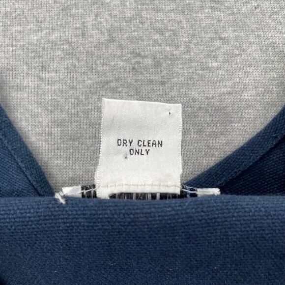 VTG Paul Harris Floral Embroidered Vest Womens M Patchwork Stripe Boho Cottage - Picture 10 of 11